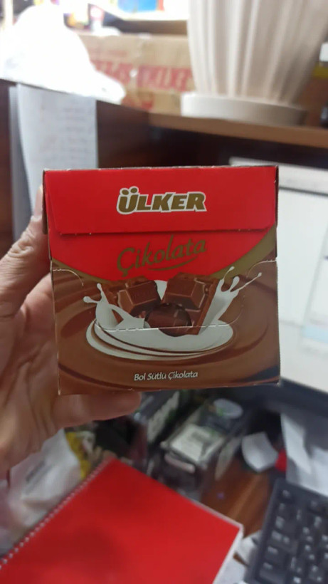 شکلات کاکائویی شیری اولکر 60 گرمی ا ulker بسته ۶ تایی