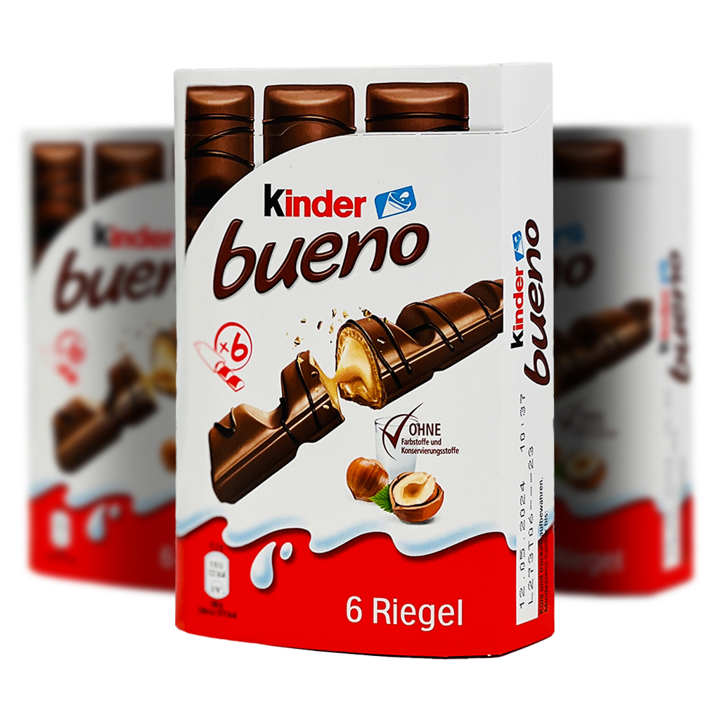 شکلات کیندر بوئنو ریگل 6 عددی (kinder) 129 گرم