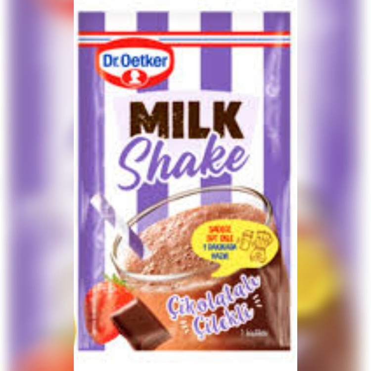 پودر میلک شیک شکلاتی همراه توت فرنگی دکتر اوتکر (15 گرم) dr.oetker