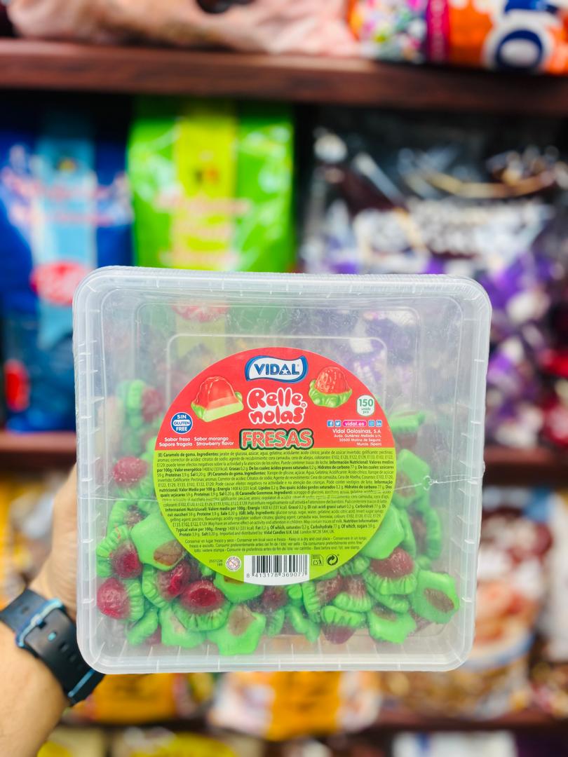 پاستیل طرح توت فرنگی 800  گرم ویدال VIDAL.