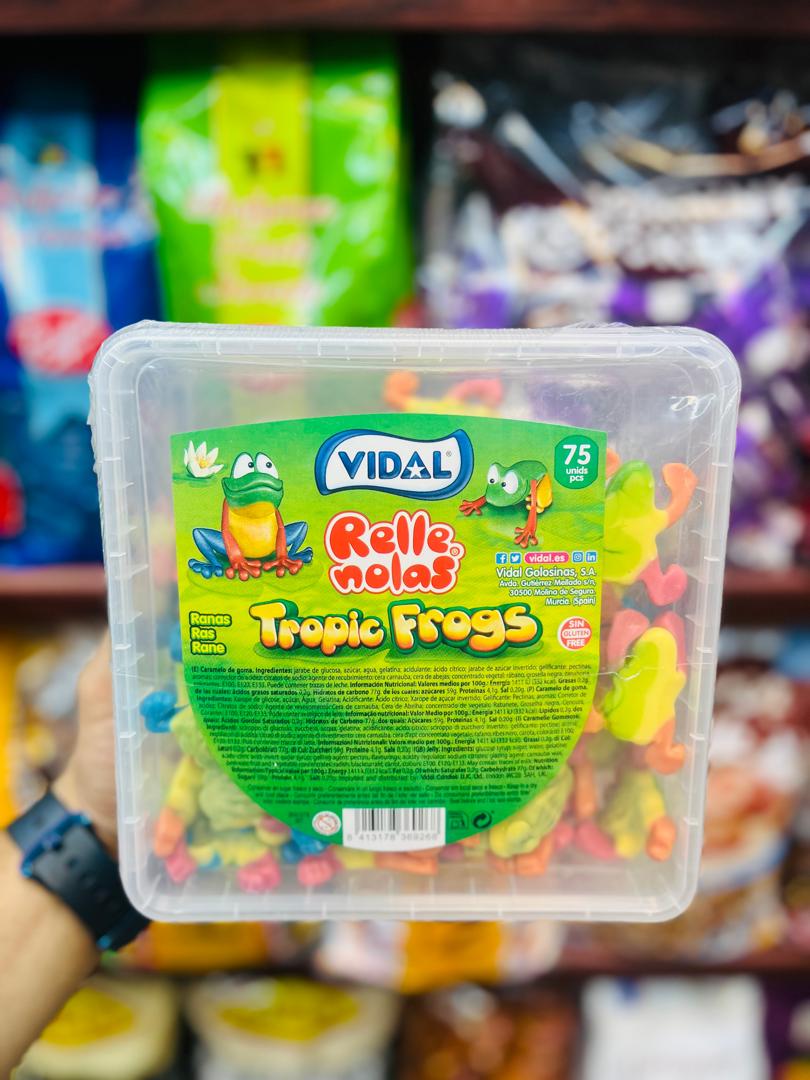 پاستیل طرح توت فرنگی  و خامه 800  گرم ویدال VIDAL.