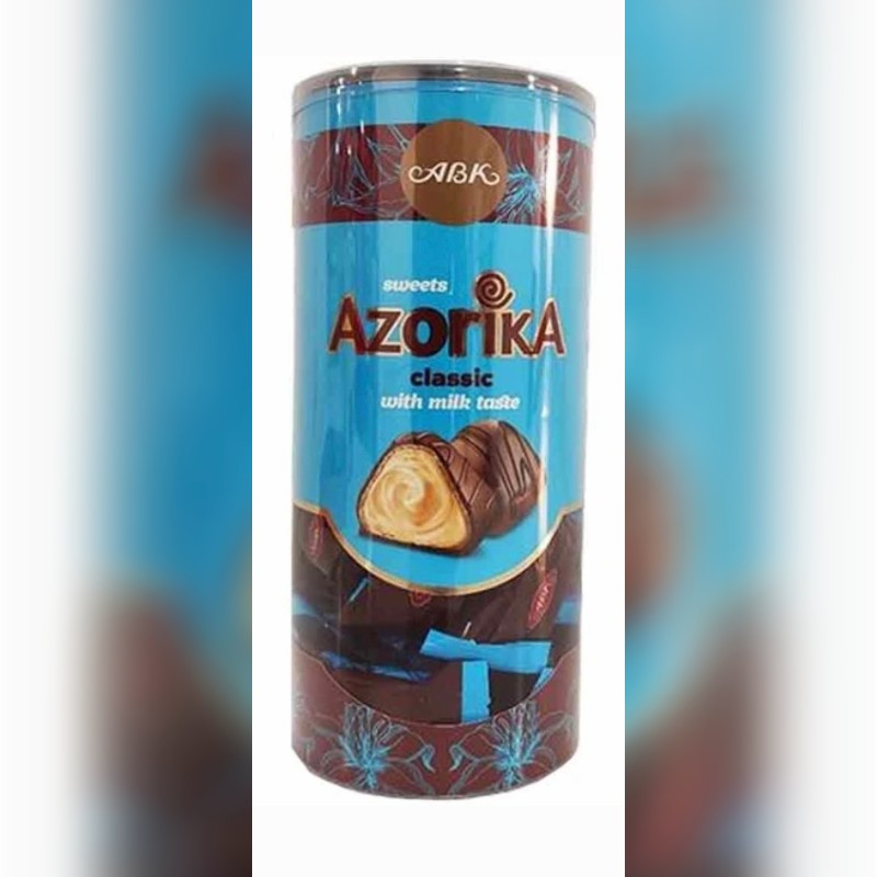 شکلات کادویی آزوریکا اوکراینی Azorika АВК با طعم شیری 225 گرم
