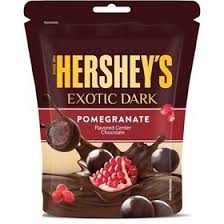 شکلات تلخ هرشیز توپی مغزدار با طعم انار (30 گرم) HERSHEY’S