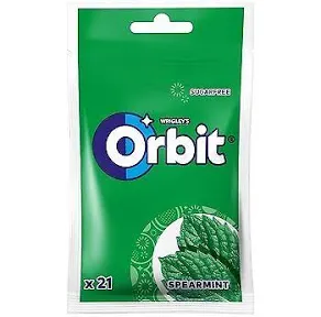 آدامس پاکتی اوربیت با طعم نعنا (۲۹ گرم) orbit ا orbit