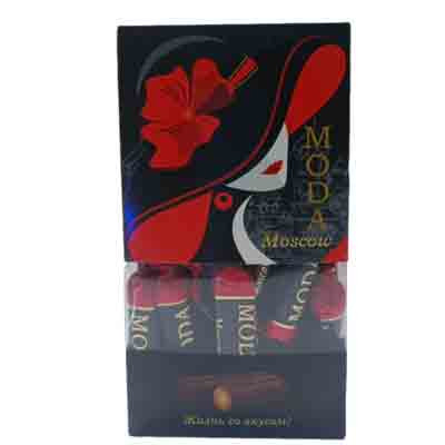 شکلات کادویی مودا مسکو با مغز کره بادام زمینی 290 گرم moda mossow chocolate