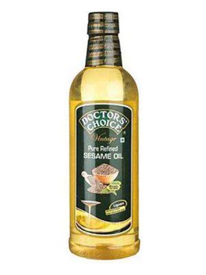 روغن کنجد خالص داکترز چویس (دکتر چویس) 1 لیتری Doctors Choice Pure Refined Sesame Oil