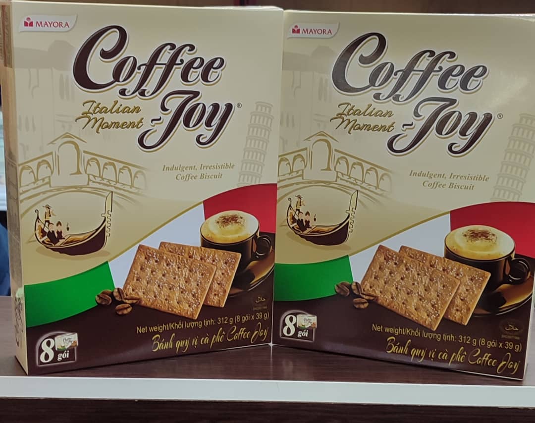 بیسکوییت با طعم قهوه کافی جوی 8 عددی Coffee Joy