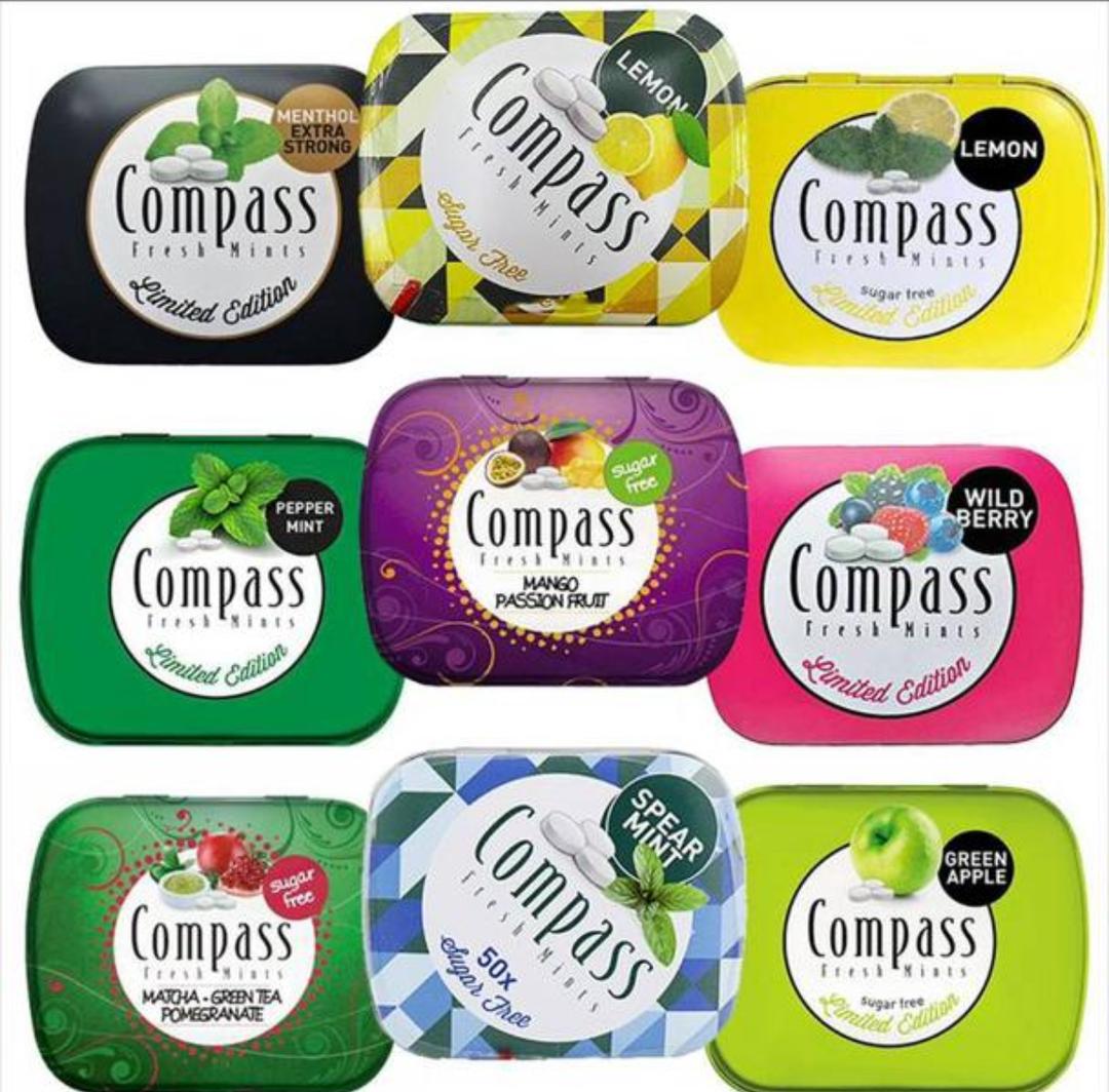 آبنبات و خوشبوکننده دهان کمپاس آلمان – Compass باکس 12 تایی
