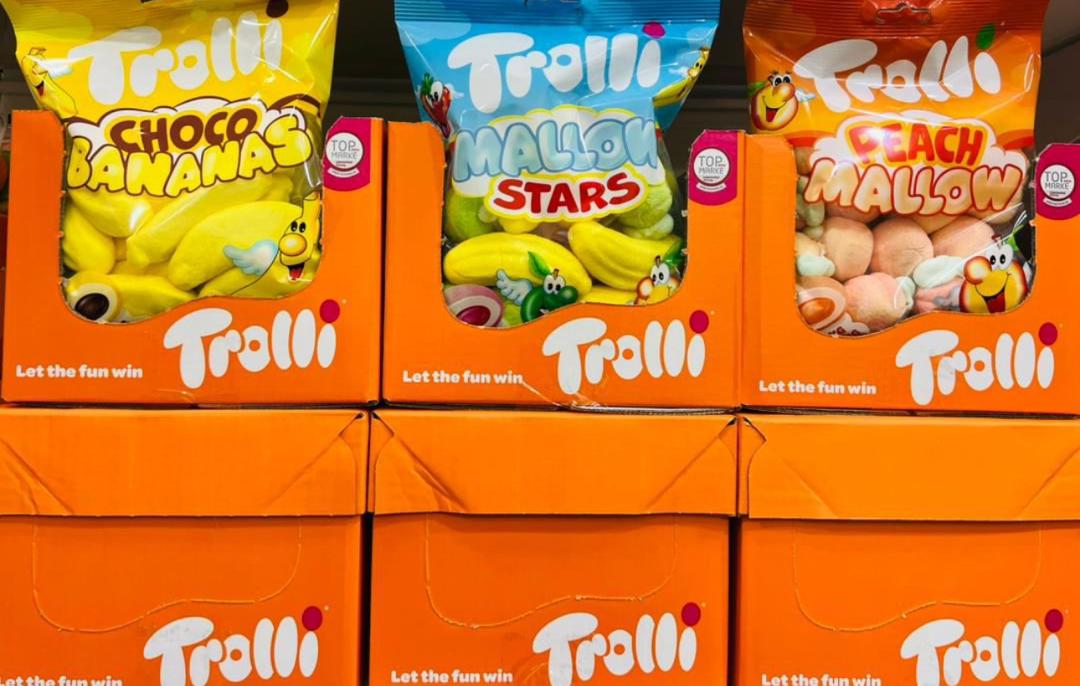 مارشمالو ترولی ۱۵۰گرم Trolli-marshmalo باکس ۸ تایی جور