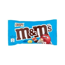 اسمارتیز M&M اصل مدل کریسپی بسته 45 گرمی باکس 24 تایی