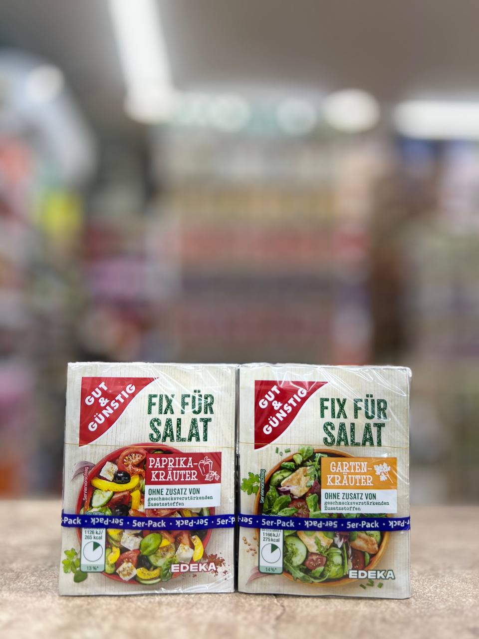 پودر سالاد با پاپریکا  بسته ۵ عددی ادکا – edeka