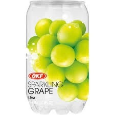 آب گازدار او کی اف okf طعم انگور  - 350 میلی لیتر باکس 24 تایی