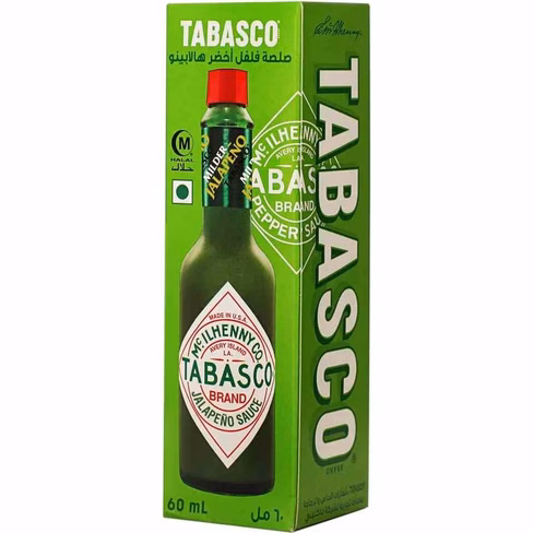 سس فلفل سبز هالوپینو تند تاباسکو Tabasco ۶۰ میل