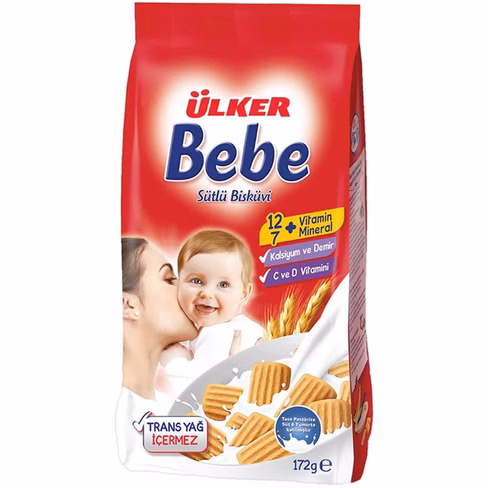 بیسکویت کودک اولکر Bebe وزن ۴۰۰ گرم
