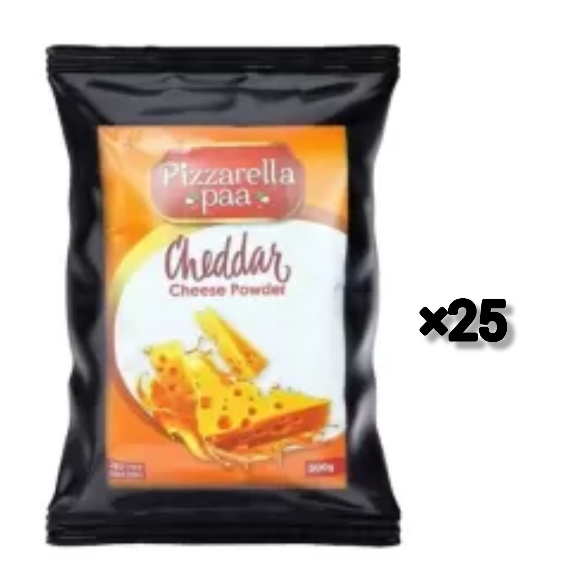 ادویه پودر پنیر چدار پیزارلا ۵۰۰ گرم کارتن 25 تایی