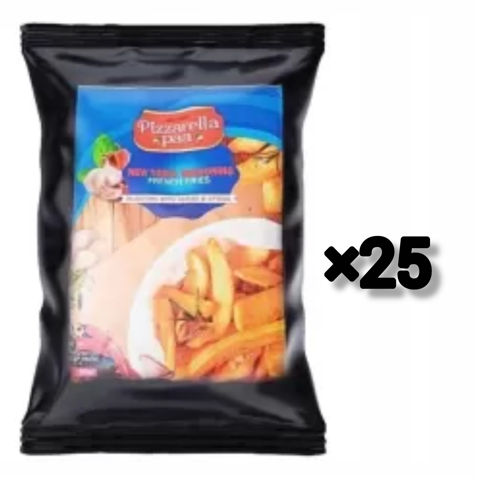ادویه سیب زمینی نیویورکی پیزارلا ۵۰۰ گرمکارتن 25 تایی