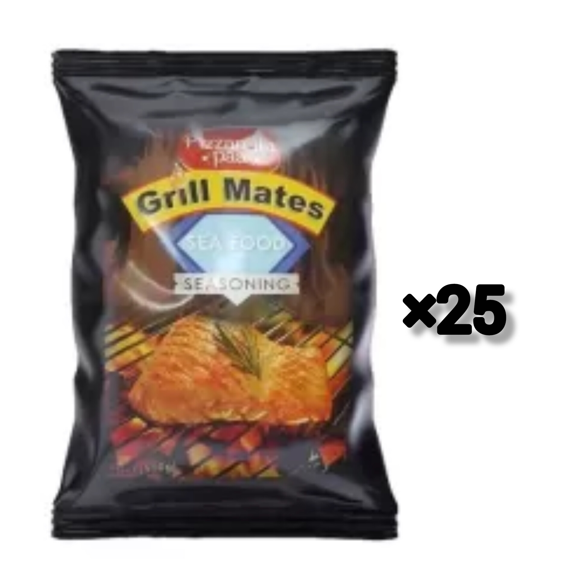 ادویه مرغ سیر و سبزی پیزارلا (500 گرم) pizzarella paa کارتن 25 تایی