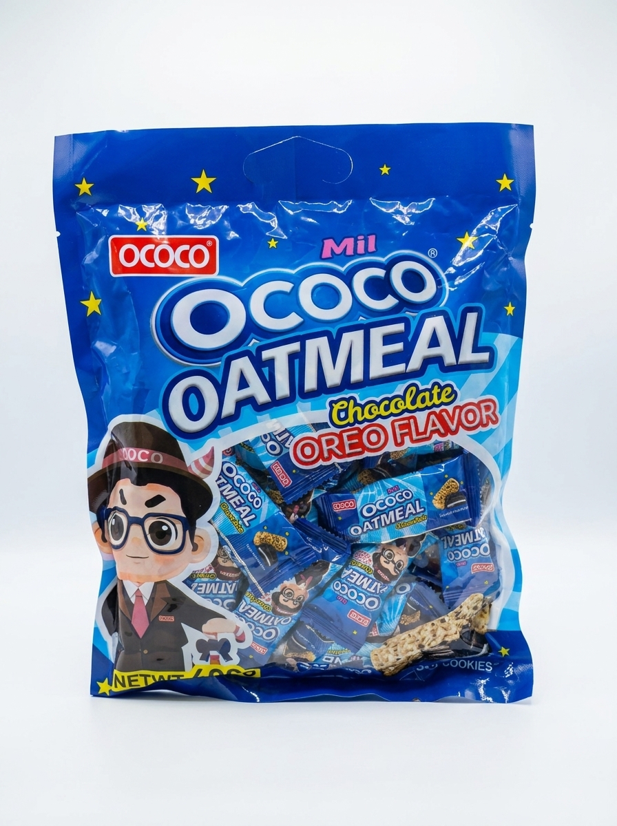 شکلات غلات اوت میل Oat meal با طعم اورئو مدل وزن 400 گرم (اورجینال)