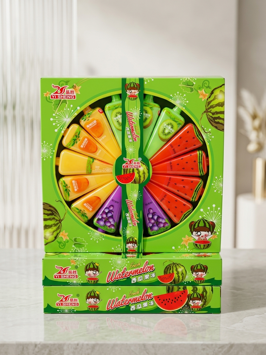 ژله نوشیدنی مدل پیتزایی (فانتزی و خوشمزه) - 30 عددی میکس