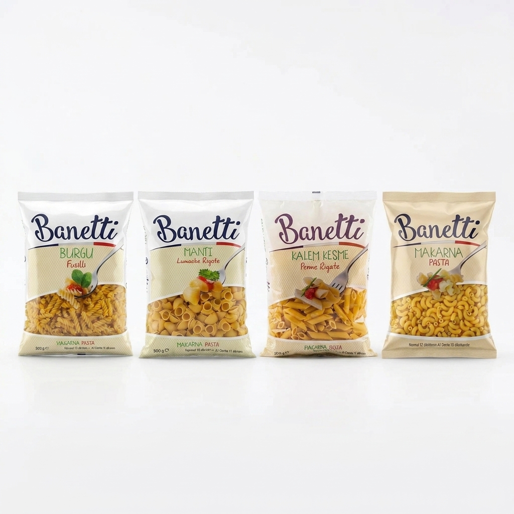 ماکارونی بانتی مدل ماکارانا پاستا (500 گرم) Banetti Makarana Pasta کارتن 20 عددی