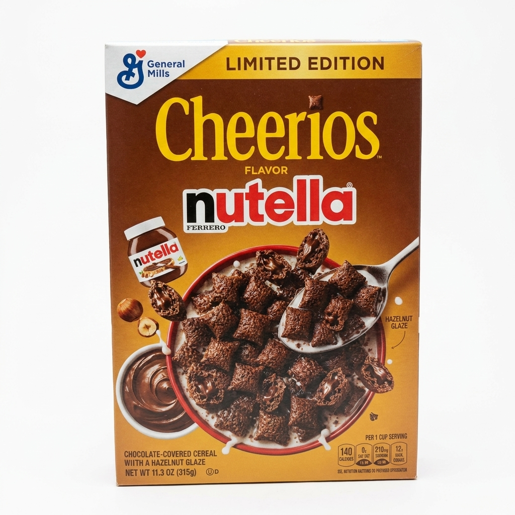 کورن فلکس نوتلا بالشتی 365 گرم  cheerios nutella