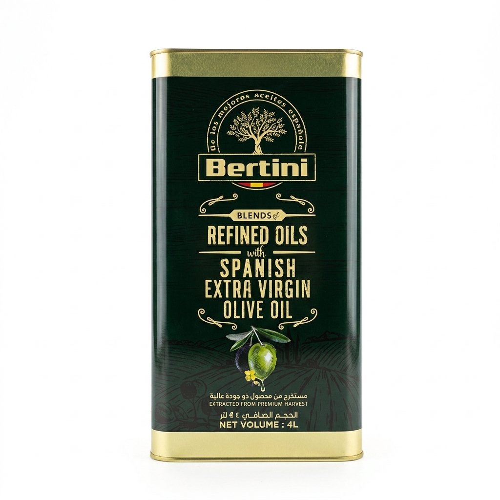 روغن زیتون برتینی Bertini عمده 4 عدد 4 لیتری